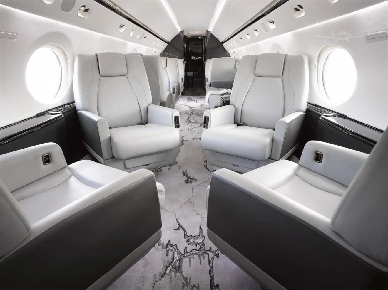 Cabin seating with map display